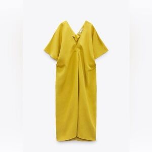 Zara linen dress.